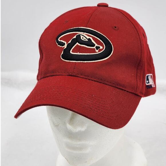 Arizona Diamondbacks Hat Team MLB Outdoor Baseball Cap Strapback Snake Logo - Picture 1 of 7